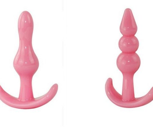 Posterior silicone anal plug, anal bead string, beginner's advanced extreme pleasure, female masturbation equipment, sexual adult products - Random Unicorn